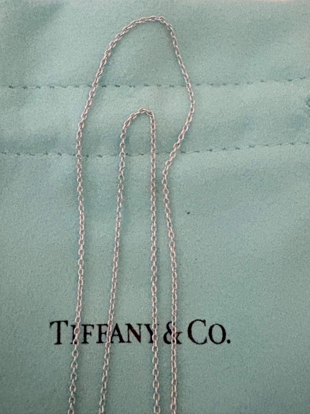 Tiffany & Co. Elsa Peretti® Bean Pendant Necklace - Authentic - Picture 8 of 11
